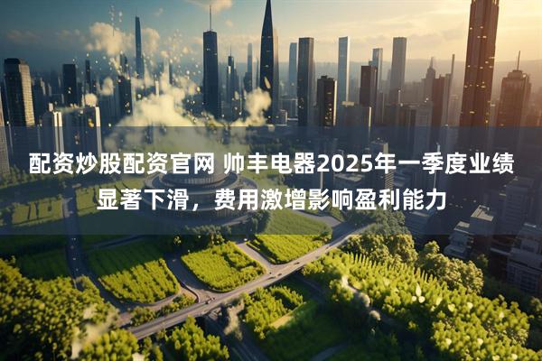 配资炒股配资官网 帅丰电器2025年一季度业绩显著下滑，费用激增影响盈利能力